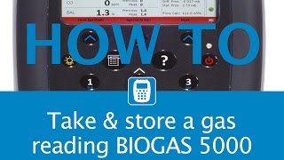 How to use simple gas operation on the BIOGAS 5000 portable biogas analyser [upl. by Hebrew]