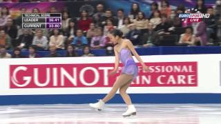 Mao Asada SP Worlds 2014 Eurosport [upl. by Ykciv]