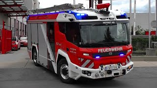 Rosenbauer RT  Neues ElektroLöschfahrzeug bei der BERUFSFEUERWEHR WIEN Feuerwache Floridsdorf 🇦🇹 [upl. by Eki]