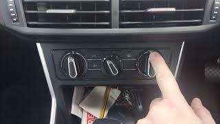 Front and rear demister in the VW polo [upl. by Palm]