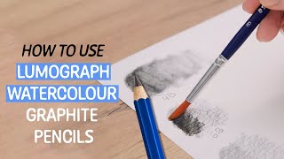 How to use WATERCOLOUR GRAPHITE PENCILS  STAEDTLER Art Class [upl. by Eniretac]