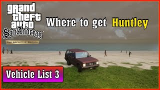 Where to find Huntley  GTA San Andreas Definitive Edition [upl. by Akkeber]