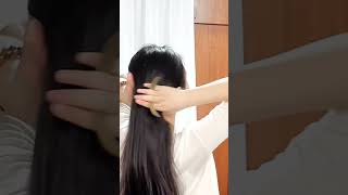 Stick hair bun protective hair style [upl. by Zysk]