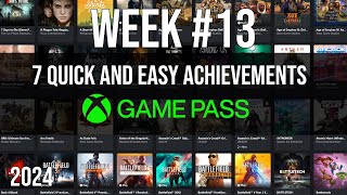 7 Quick and Easy Game Pass Achievements  Week 13  Save or Flush [upl. by Luanne624]