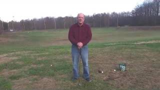 Practicing your golf swingVertical Golf Swing Body Friendly [upl. by Verlee]