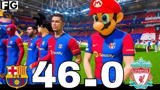 FIFA 25  RONALDO MARIO GOKU MESSI SPIDERMAN AND ALLSTARS PLAYING TOGETHER  BAR 46  0 LIV [upl. by Nnyl828]