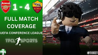 Arsenal VS Roma  Conference League Game  TFCL SPORTS  TFCL  SEASON 1  FULL MATCH  14 [upl. by Nosemyaj]