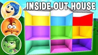 Bloxburg INSIDE OUT CHARACTERS House CHALLENGE [upl. by Sussi585]