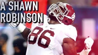 AShawn Robinson  Defensive Nightmare  Alabama [upl. by Canada]