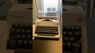 Writing advice use a typewriter writing typewriters writingtips [upl. by Foskett]