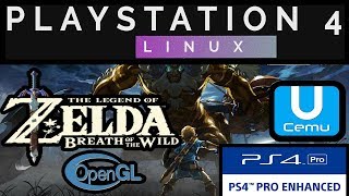 Zelda BOTW PS4 PRO 505  Psxitarch Linux v2  Cemu 1154b 20190406 1080p [upl. by Toback]