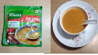 রেস্টুরেন্ট স্টাইলে থাই সুপ Knorr soup diye restaurant style thai soup  knorr soup recipe [upl. by Avitzur]