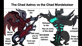 The Morde VS Aatrox experience [upl. by Swithin]