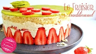 🍓 FRAISIER TRADITIONNEL FACILE  recette inratable 🍓 [upl. by Weinhardt]