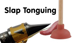 Saxophone slap tonguing [upl. by Esimehc]