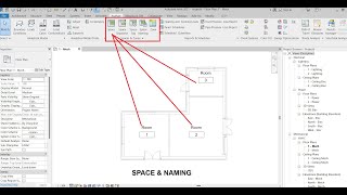 Space and Naming Revit MEP [upl. by Ikcin]