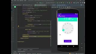 Alarm List Application  Java  Android Studio  CODSOFT [upl. by Nodnarg]