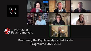 GCAS Psychoanalysis Certificate Programme 20222023 [upl. by Auroora409]