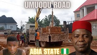 New Aba  Enyimba City Abia State Nigeria  Dr Elex Otti Transformation In Umuodu Road [upl. by Dolora303]