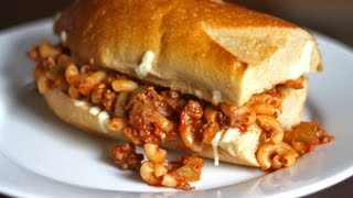 Sloppy Jessica or Mac and Cheese Chili Pizza on a Bun [upl. by Giamo994]