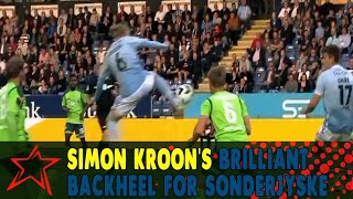 Simon Kroons Brilliant backheel for Sonderjyske [upl. by Resneps]