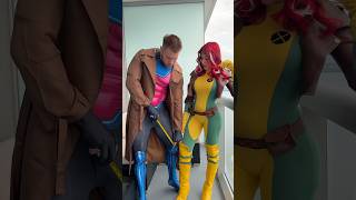 Do you think Rogue will make it😰 cosplay rogue xmen gambit comedy [upl. by Asatan]