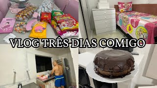 VLOG DIA DE PRAIA 🏝️ PINTEI ￼O QUARTO￼ DE GEOVANNA PINTEI A PAREDE DÁ JANELA DA COZINHA FIZ UM BOLO [upl. by Eanaj]