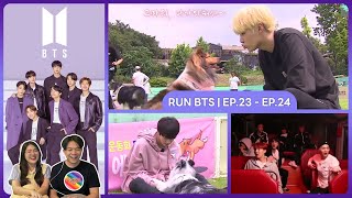 Reaction  BTS  RUN BTS EP23  EP24 ชวนเธอมารีแอค [upl. by Raffaj]