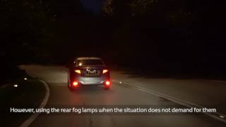 Proper Usage of Rear Fog Lamps [upl. by Anual]