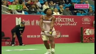 Serena Williams v Svetlana Kuznetsova 2007 Moscow SF highlights [upl. by Yc]