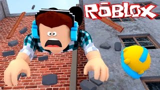 Roblox  CAINDO DE UM PRÉDIO EM CONSTRUÇÃO [upl. by Romilly]