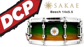 DCP Review Sakae Beech Snare Drum 14x55 [upl. by Llewkcor]