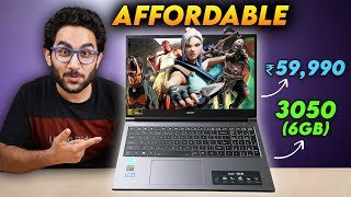 RTX 3050 6GB Gaming Laptop Under Rs60000  Acer ALG [upl. by Leirej]