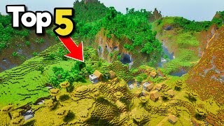 Top 5 STARTER SEEDS for Minecraft 1202 Best Minecraft Trails amp Tales Seeds Java amp Bedrock [upl. by Yeltsew]