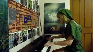 Lara plays the Temple theme from Zelda 2 piano cover [upl. by Dleifrag441]