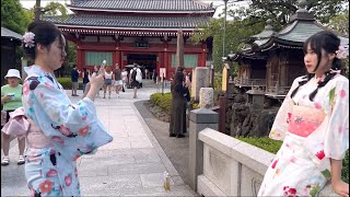 Asakusa Sunday Afternoon Walk japan 4k japanwalk [upl. by Swanhildas]