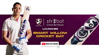 SG I Str8bat launches Smart Willow Cricket Bat [upl. by Weisman]