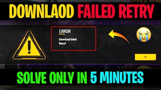 Free fire max download failed retry error  How to fix download failed retry problem in free fire [upl. by Goebel283]