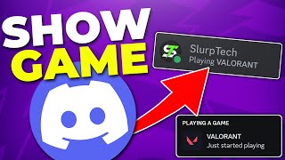 How to Show What Game Youre Playing on Discord [upl. by Ahsimaj250]