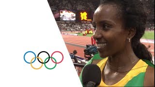 Tirunesh Dibaba Wins Womens 10000m Gold  Highlights  London 2012 Olympics [upl. by Il169]