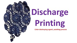 Discharge Printing At a glance [upl. by Neersin615]