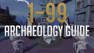 Runescape 3  199 Archaeology guide [upl. by Gilli577]