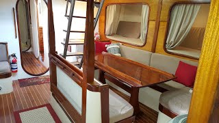 83 staysail schooner quotStella Serenaquot interior Part 1 [upl. by Gnidleif]