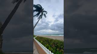 Palm beach storm begging 109 hurricane hurricaneflorida florida [upl. by Tellford]