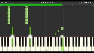 Great Teacher Onizuka  Shizuku  Synthesia Piano cover [upl. by Pool120]