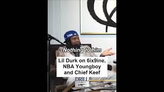 Lil Durk on NBA Youngboy 6ix9ine and Chief Keef [upl. by Rehpotisrhc]