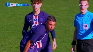 Kays Ruiz Atil and Adil Aouchiche PSG quotGolden Duoquot vs OL U19 Coupe Gambardella 2020 [upl. by Dugan]