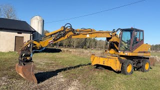 Köp Grävmaskin Hydrema M1220 med tiltrotator amp skopa på Klaravik [upl. by Yllim753]