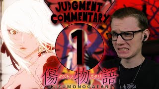 Judgment Commentary  Kizumonogatari  Part 1 Tekketsu [upl. by Arissa]