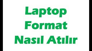 Laptop Format Nasıl Atılır  BIOS Ayarları [upl. by Asseralc]